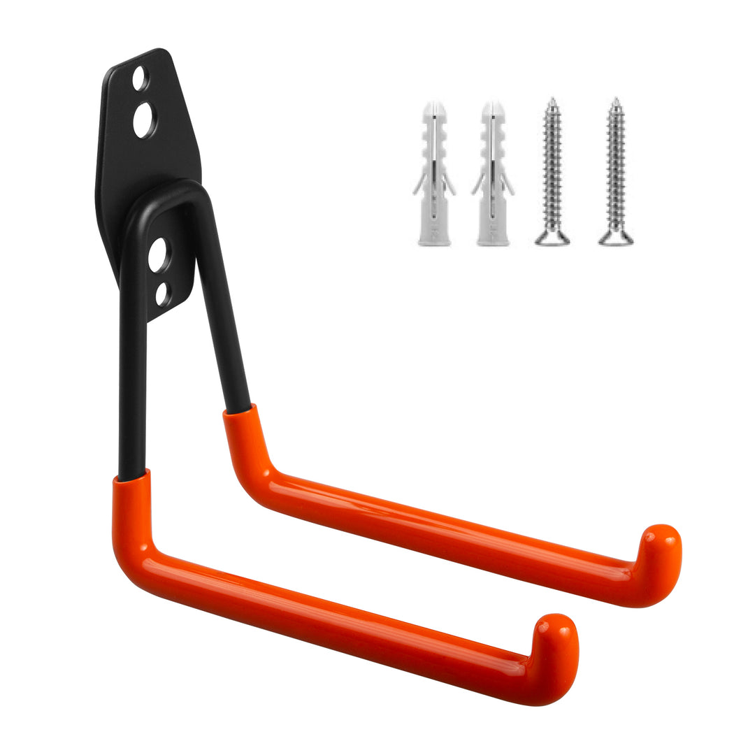 Wandhalterung / Wandhaken für die Garage von Maclean, für Reifen, Gartengeräte, Leiter, Schläuche, Fahrrad, max. Belastbarkeit 50 kg, MC-443, 3 Stück