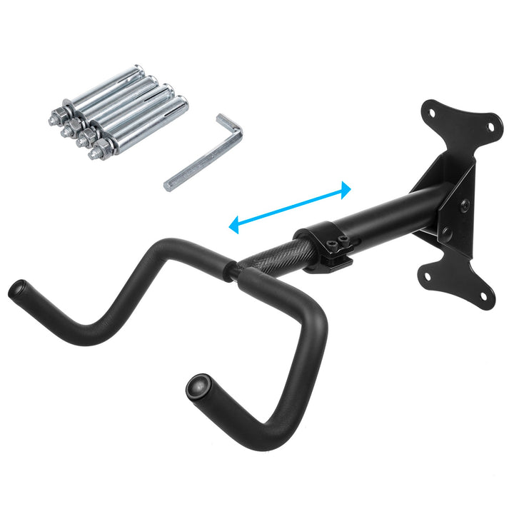 Maclean Fahrradhalterung / Wandhalterung, horizontal, Stahl, max. Belastbarkeit 30 kg, MC-431, 4 Stück