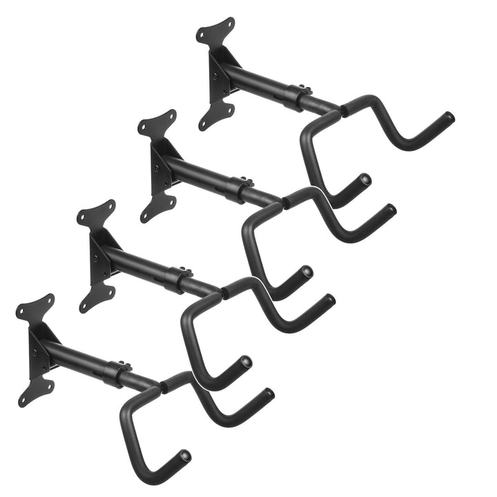 Maclean Fahrradhalterung / Wandhalterung, horizontal, Stahl, max. Belastbarkeit 30 kg, MC-431, 4 Stück