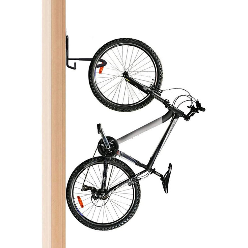 Maclean Fahrrad-Wandhalterung, vertikal, Stahl, max. Belastbarkeit 20 kg, MC-433, 4 Stück