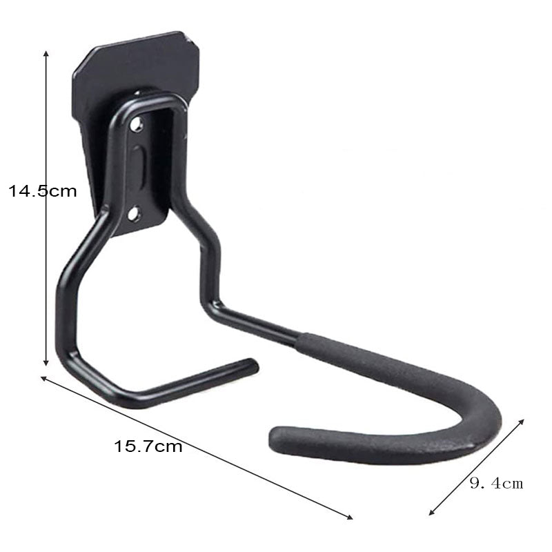 Maclean Fahrrad-Wandhalterung, vertikal, Stahl, max. Belastbarkeit 20 kg, MC-433, 4 Stück
