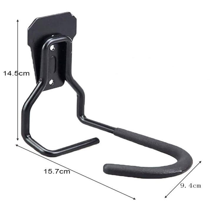 Maclean Fahrrad-Wandhalterung, vertikal, Stahl, max. Belastbarkeit 20 kg, MC-433, 4 Stück