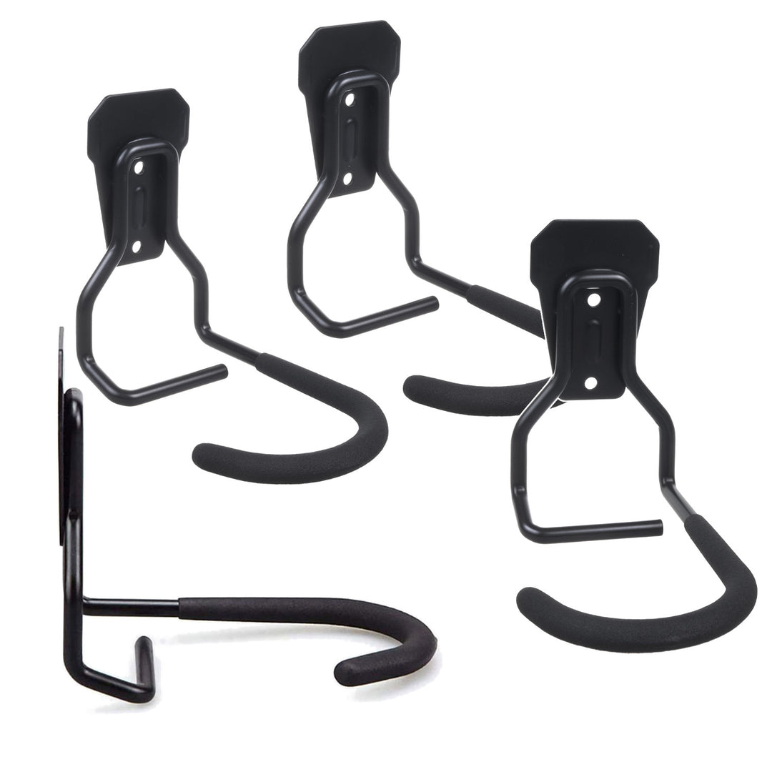 Maclean Fahrrad-Wandhalterung, vertikal, Stahl, max. Belastbarkeit 20 kg, MC-433, 4 Stück