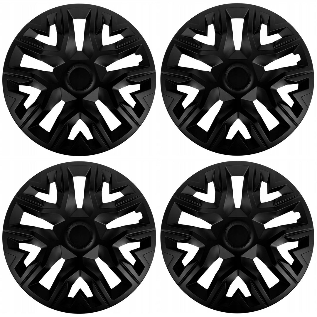 Universelle 15-Zoll-Radkappen NRM The Best, schwarz, 4er-Set