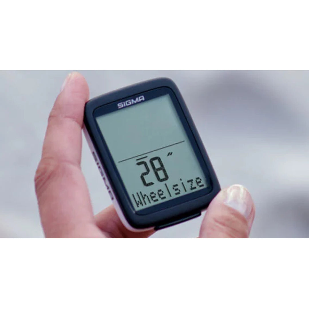 Fahrradcomputer Sigma BC 10.0 WR, wasserdicht, wetterfest, großes und gut lesbares Display, 10 Funktionen