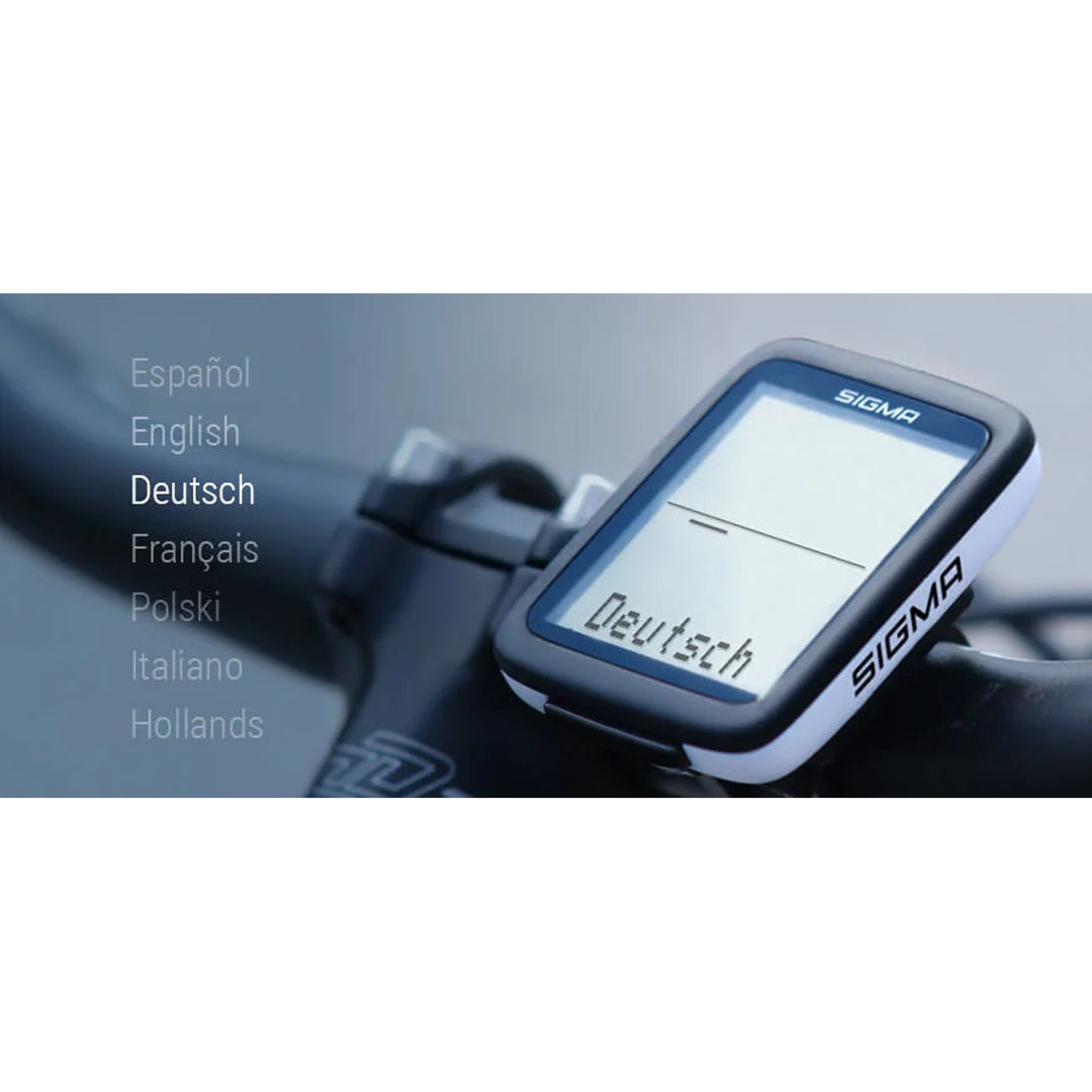 Fahrradcomputer Sigma BC 10.0 WR, wasserdicht, wetterfest, großes und gut lesbares Display, 10 Funktionen