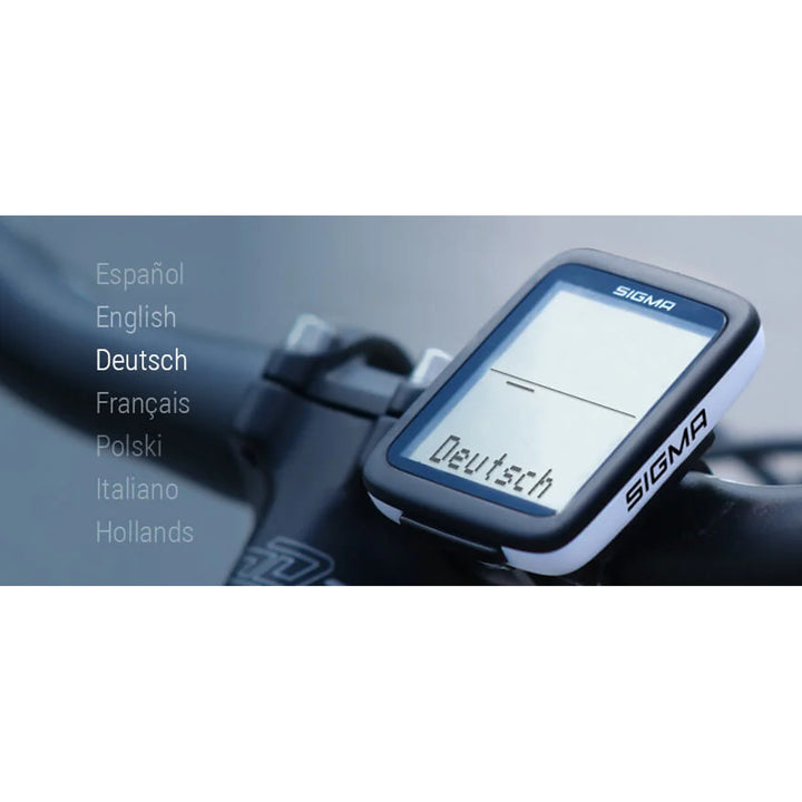 Fahrradcomputer Sigma BC 10.0 WR, wasserdicht, wetterfest, großes und gut lesbares Display, 10 Funktionen