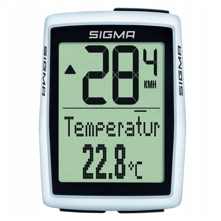 Sigma BC 12.0 WL Fahrradcomputer, wasserdicht, wetterfest, großes und gut lesbares Display, 12 Funktionen