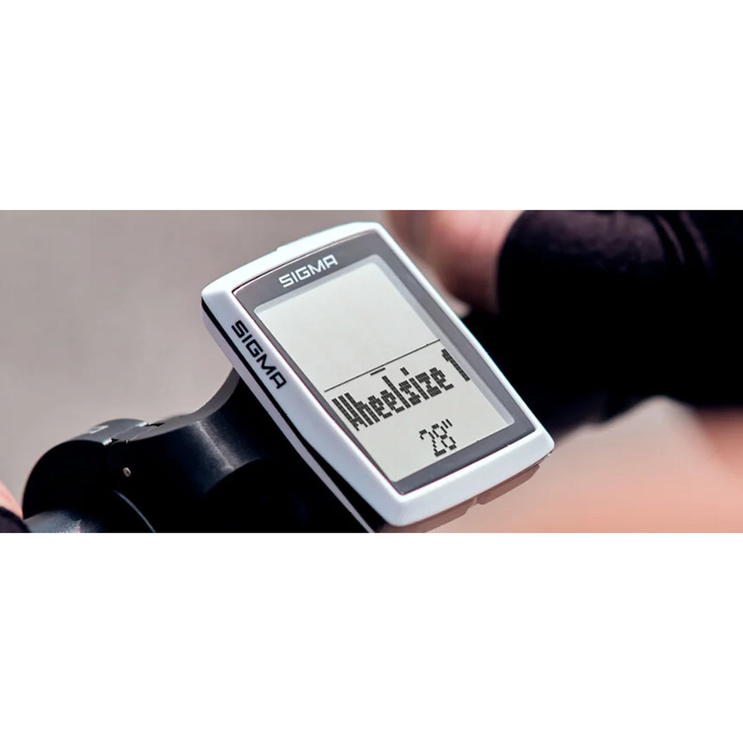 Sigma BC 12.0 WL Fahrradcomputer, wasserdicht, wetterfest, großes und gut lesbares Display, 12 Funktionen