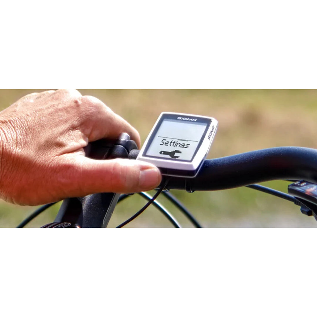 Sigma BC 12.0 WL Fahrradcomputer, wasserdicht, wetterfest, großes und gut lesbares Display, 12 Funktionen