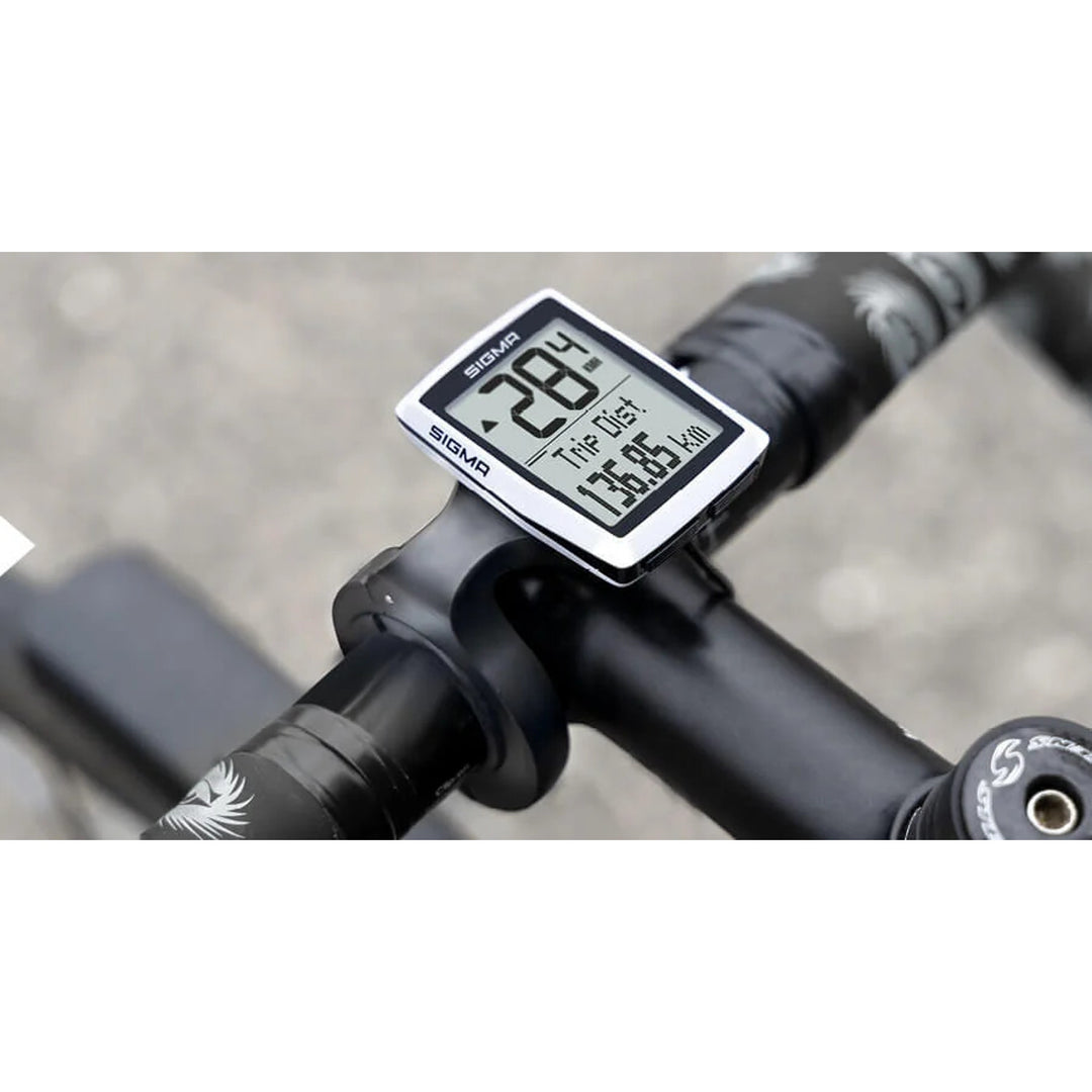 Sigma BC 12.0 WL Fahrradcomputer, wasserdicht, wetterfest, großes und gut lesbares Display, 12 Funktionen