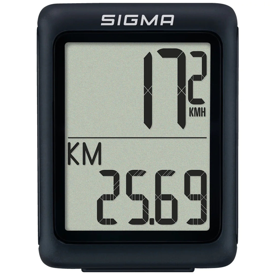 Fahrradcomputer Sigma BC 5.0 WR, wasserdicht, wetterfest, großes und gut lesbares Display, 5 Grundfunktionen