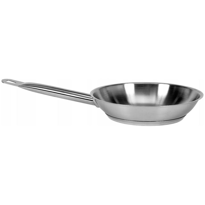 Professionelle Gastronomiepfanne von Yato Gastro, für alle Herdarten geeignet, aus Edelstahl, Durchmesser 20 cm, Fassungsvermögen 1,3 l, spülmaschinenfest, YG-00100