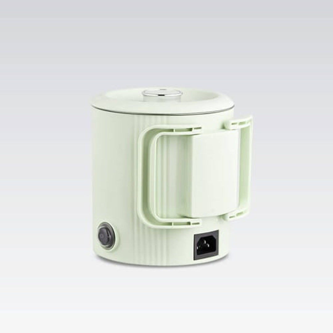 Maestro Wasserkocher / Reisekocher, 2-in-1, Fassungsvermögen 0,8 l, Leistung 600 W, klappbarer Griff, Spannungsumschalter 110 V/230 V, Farbe: Mint, MR-009-MINT