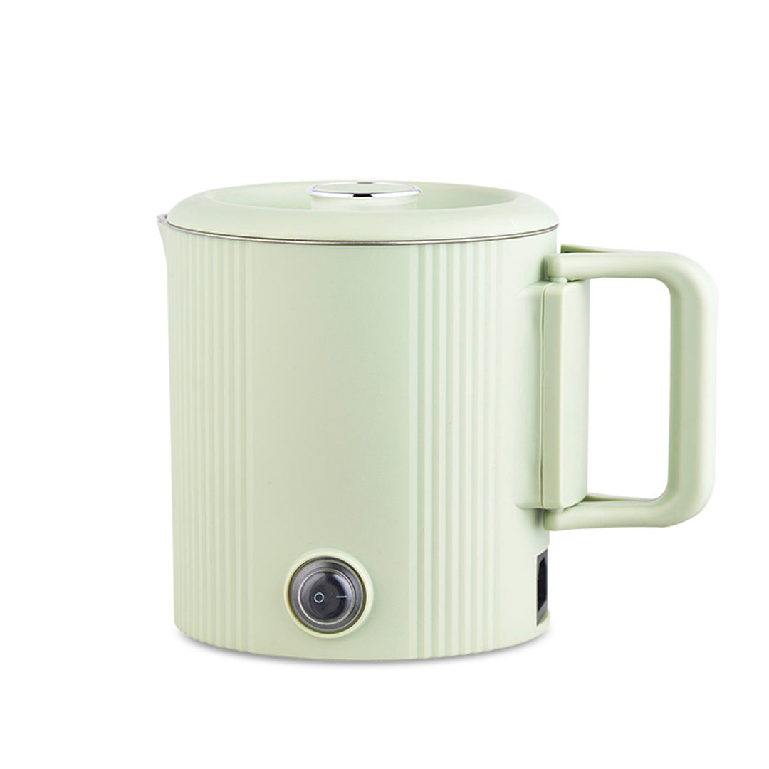 Maestro Wasserkocher / Reisekocher, 2-in-1, Fassungsvermögen 0,8 l, Leistung 600 W, klappbarer Griff, Spannungsumschalter 110 V/230 V, Farbe: Mint, MR-009-MINT