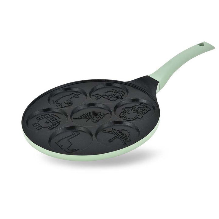 Maestro-Pfannkuchenpfanne, Motiv: Märchenfiguren, Durchmesser 26 cm, Antihaftbeschichtung, Silikongriff, für alle Herdarten geeignet, MR-1222-D