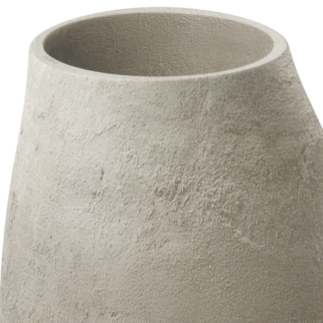 Pflanzkübel Ethick Epocco Bold, Durchmesser 48 cm, Höhe 60 cm, mattes Finish, witterungsbeständig, mit Abflussloch, Farbe: Sand, TEP48B-101GR
