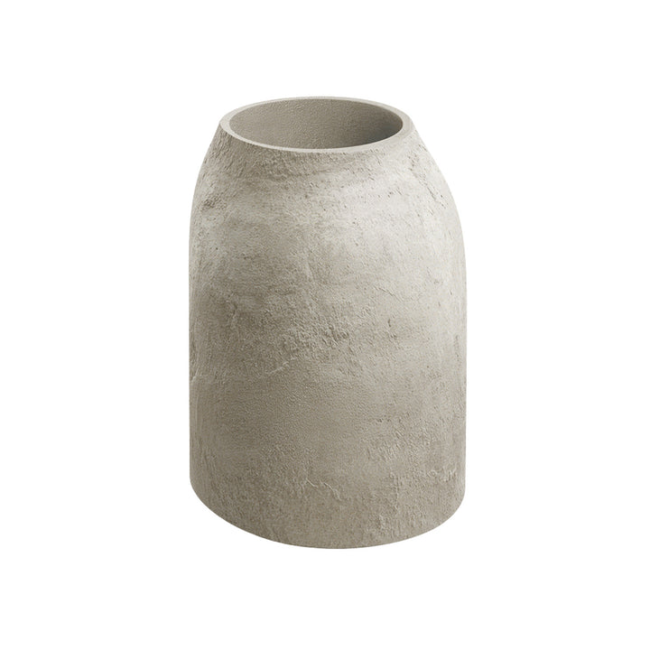 Pflanzkübel Ethick Epocco Bold, Durchmesser 48 cm, Höhe 60 cm, mattes Finish, witterungsbeständig, mit Abflussloch, Farbe: Sand, TEP48B-101GR