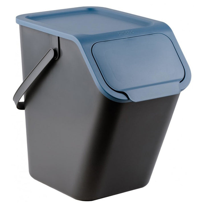 Set mit 3 Mülltrennungsbehältern (25 l) von Practic Bini + 5 Stück Aktivkohlefilter
