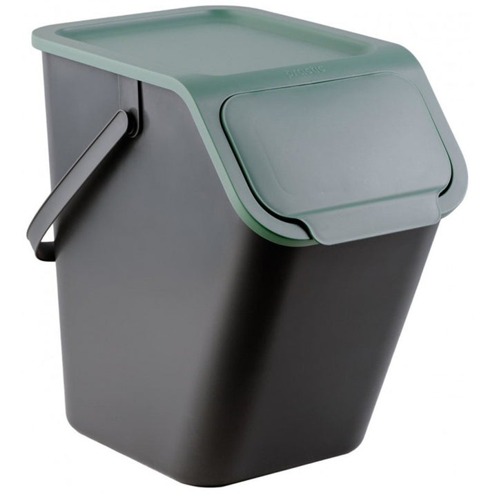 Set mit 3 Mülltrennungsbehältern (25 l) von Practic Bini + 5 Stück Aktivkohlefilter