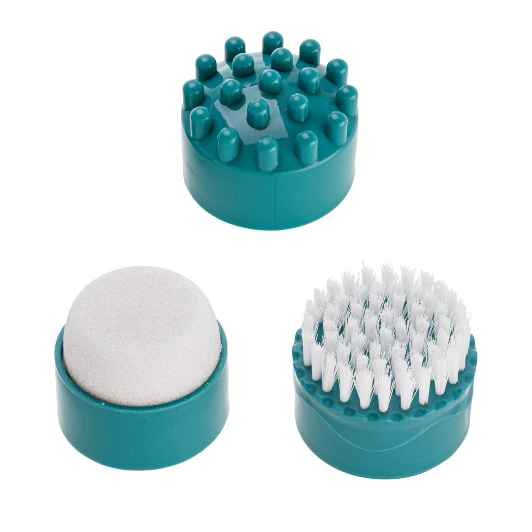 Adler Fußmassagegerät, Sprudel-, Vibrations- und Wärmemassage, Infrarot, 4 Rollen + 3 Aufsätze, AD 2167 White