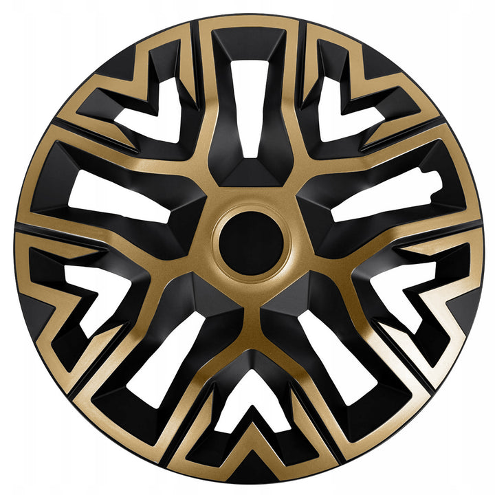 Universal-Radkappen 16'' NRM The Best, zweifarbig (gold-schwarz), 4 Stück