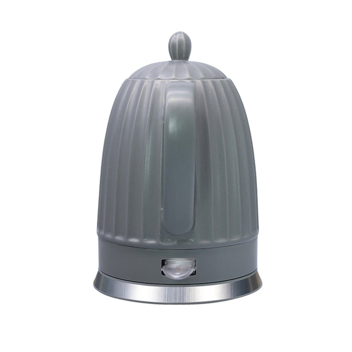 Maestro Keramik-Wasserkocher, Farbe: Grau, Leistung: 1500 W, Fassungsvermögen: 1,5 l, drehbarer Sockel, Wasserstandsanzeige, Netzkabel: 65 cm, MR-077