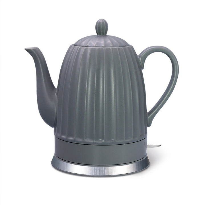 Maestro Keramik-Wasserkocher, Farbe: Grau, Leistung: 1500 W, Fassungsvermögen: 1,5 l, drehbarer Sockel, Wasserstandsanzeige, Netzkabel: 65 cm, MR-077
