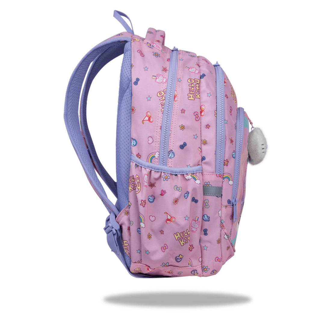 Hello Kitty Coolpack Schulrucksack, Größe Primo Pro (16"), konturierter Rücken und gepolsterte Schultergurte, 2 Hauptfächer und ein Laptopfach, verstärkter Boden, F162025