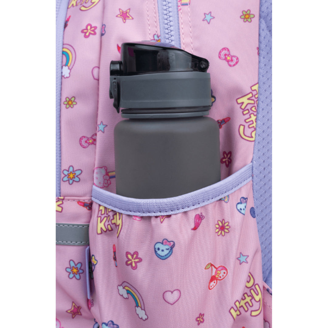 Hello Kitty Coolpack Schulrucksack, Größe Primo Pro (16"), konturierter Rücken und gepolsterte Schultergurte, 2 Hauptfächer und ein Laptopfach, verstärkter Boden, F162025