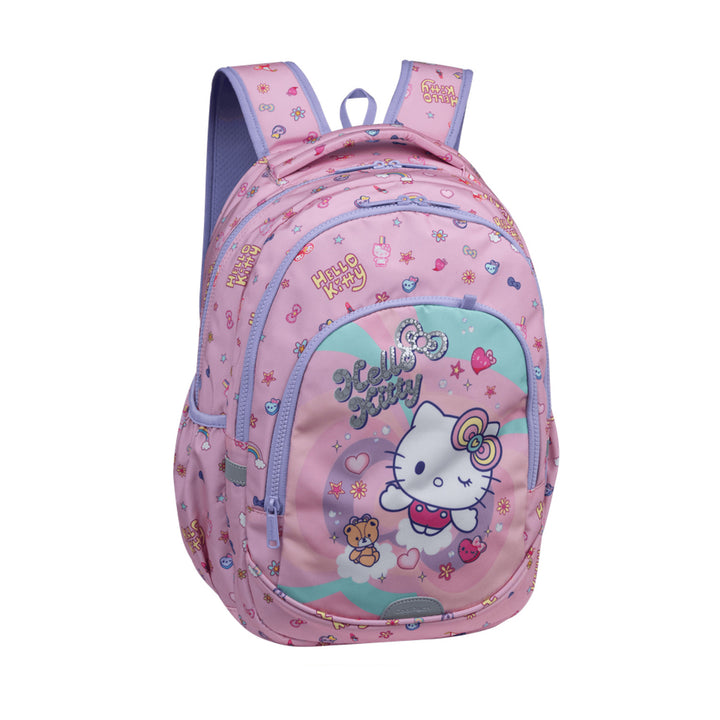 Hello Kitty Coolpack Schulrucksack, Größe Primo Pro (16"), konturierter Rücken und gepolsterte Schultergurte, 2 Hauptfächer und ein Laptopfach, verstärkter Boden, F162025