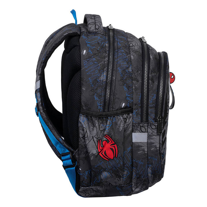 Spiderman Coolpack Schulrucksack, Größe Jerry (15"), konturierter Rücken, 3 geräumige Fächer, verstärkter Boden, F029777
