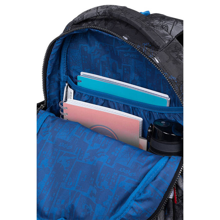 Spiderman Coolpack Schulrucksack, Größe Jerry (15"), konturierter Rücken, 3 geräumige Fächer, verstärkter Boden, F029777