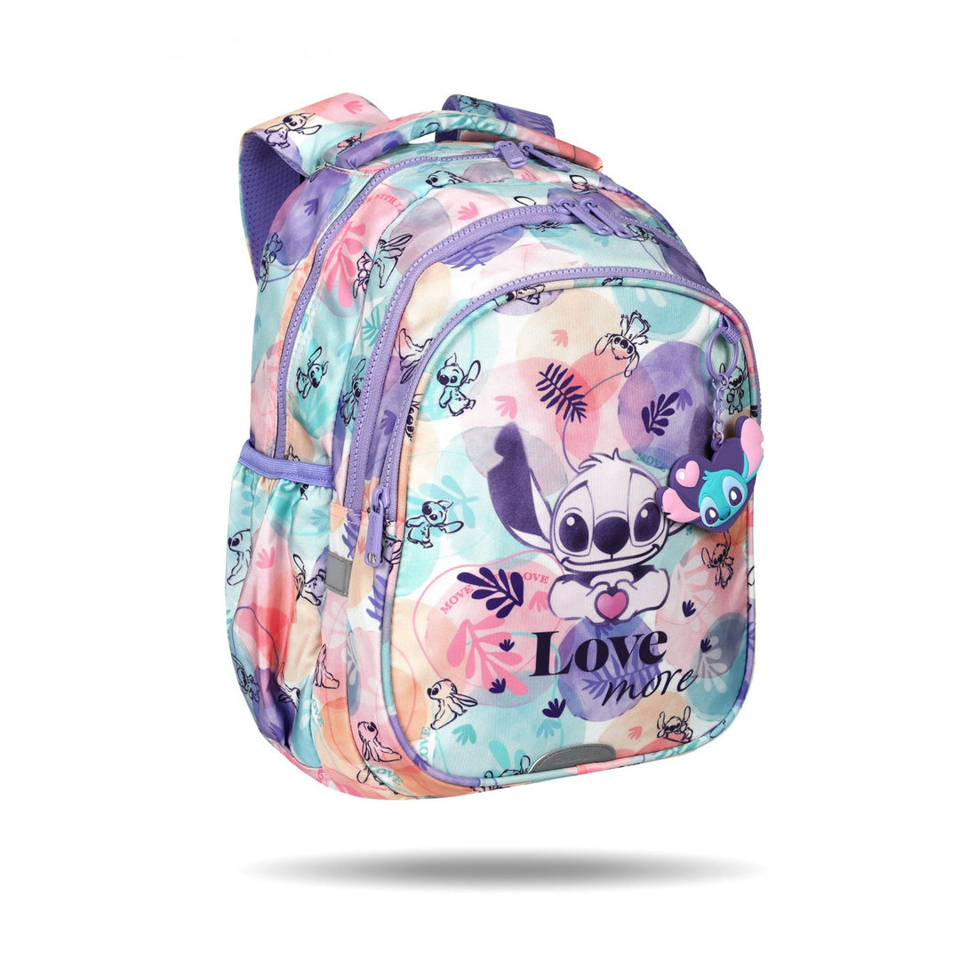 Stitch Coolpack-Schulset, 2-Kammer-Rucksack „Jerry“ (15"), Federmäppchen „Jumper 3“ und Sporttasche für Schuhe