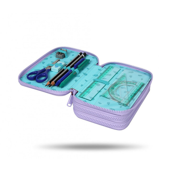 Stitch Coolpack-Schulset, 2-Kammer-Rucksack „Jerry“ (15"), Federmäppchen „Jumper 3“ und Sporttasche für Schuhe