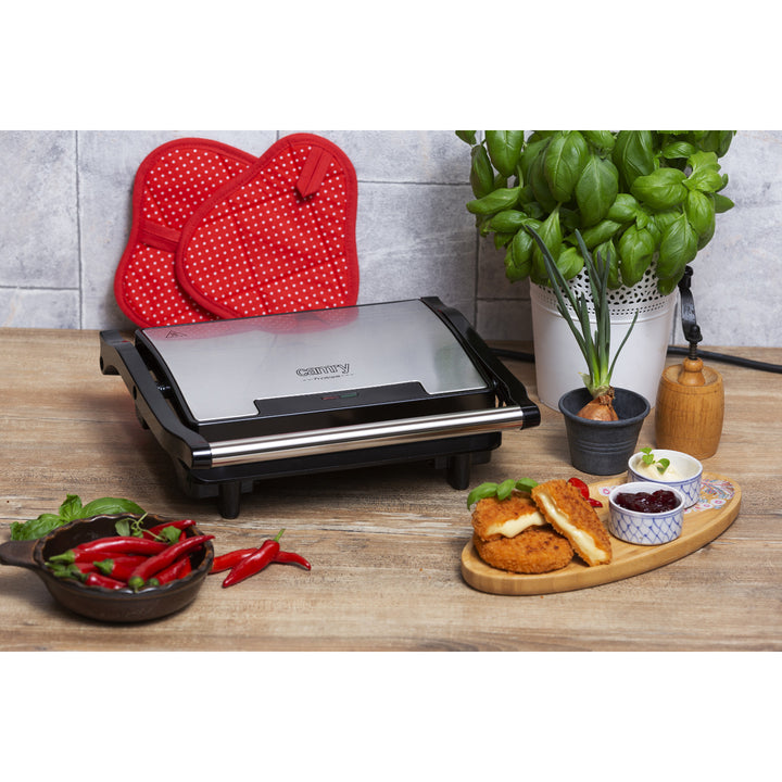 Camry-Elektrogrill, antihaftbeschichtete Grillplatten, maximale Leistung 2100 W, CR 3044