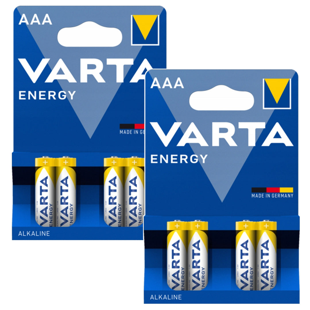 8x R-03 LR03 AAA 1,5 V Value Pack 4103 Varta Energy