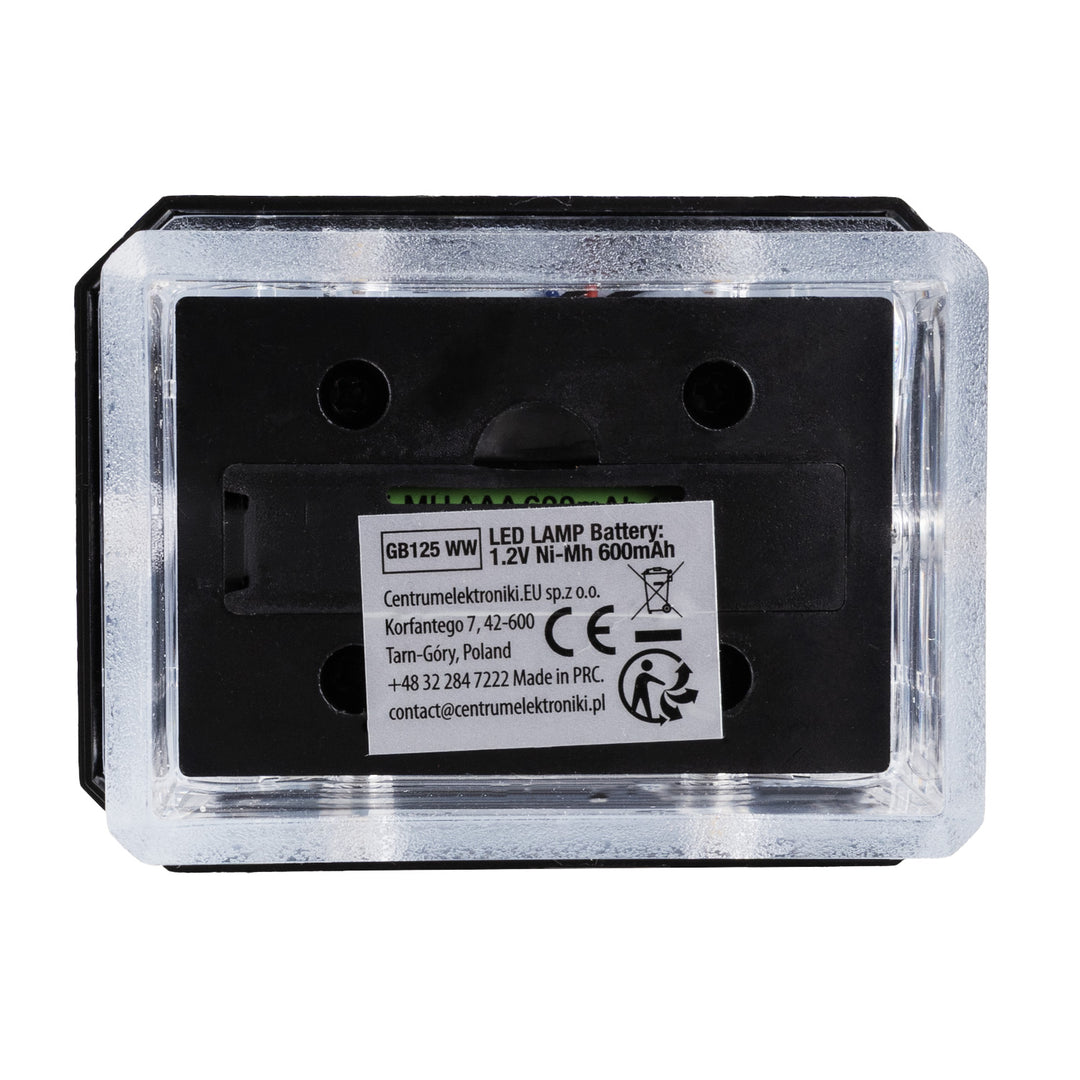 GreenBlue LED-Solarlampe für Pfosten, 60 x 40 mm, Briefumschlag-Abdeckung, 3200 K, GB125 WW, 2 Stück