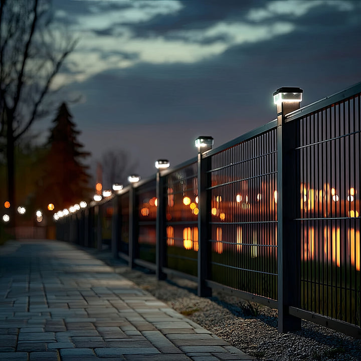 GreenBlue LED-Solarlampe für Pfosten, 60 x 40 mm, Briefumschlag-Abdeckung, 3200 K, GB125 WW, 2 Stück