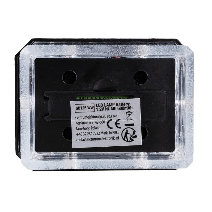 GreenBlue LED-Solarlampe für Pfosten, 60 x 40 mm, Briefumschlag-Abdeckung, 3200 K, GB125 WW, 4 Stück