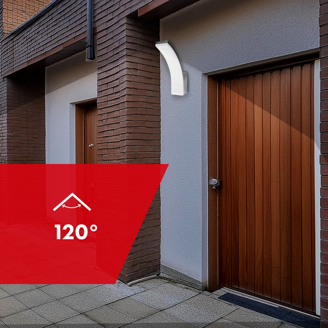Maclean LED-Leuchte, Farbe: Grau, 20 W, IP65, 2750 lm, Lichtfarbe: Neutralweiß (4000 K), MCE511 GR, 2 Stück
