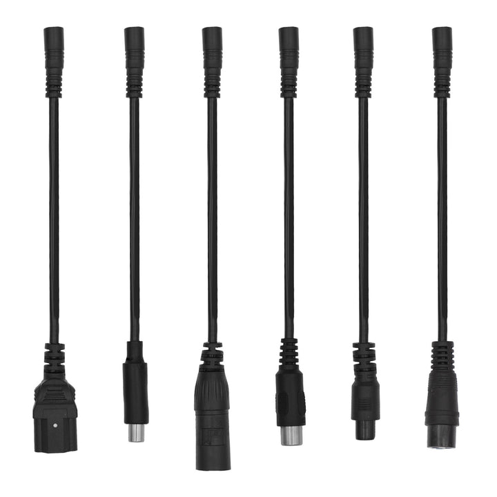 Universelles Ladegerät / Netzteil von Maclean Energy für E-Scooter, 42 V DC, 2 A, max. 85 W, Schnellladung, 6 Stecker, MCE667