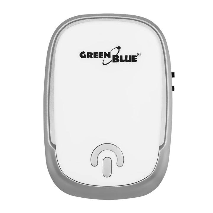 GreenBlue Funk-Türklingel, 38 Melodien, 90 dB, weiß, Reichweite bis zu 200 m, GB404 W