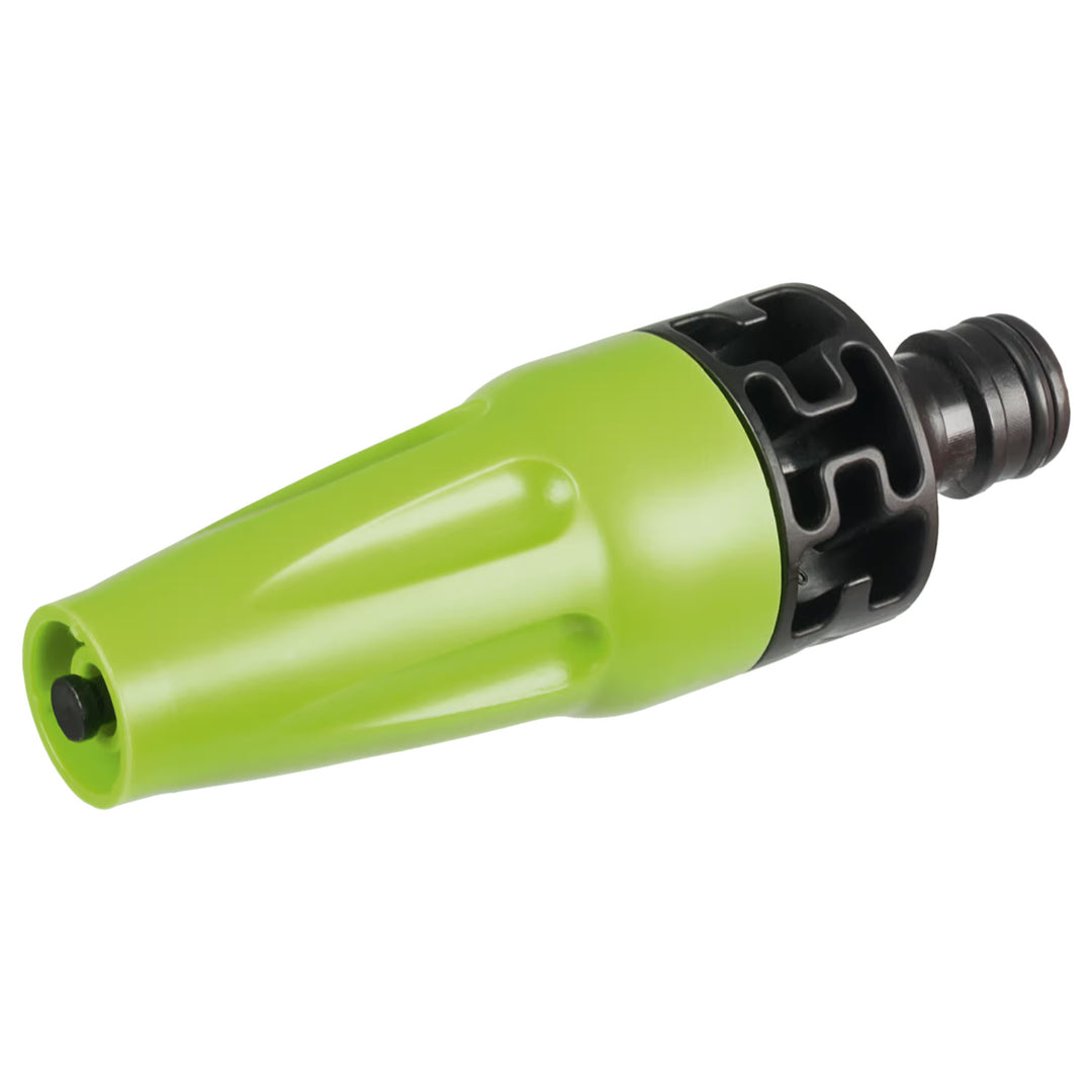 Cellfast Economic Gartenschlauch 1/2" 30 m + Ständer, Anschluss mit 3/4"-Innengewinde, Durchgangs- und Anschlag-Schnellkupplung 1/2" + gerader Sprühkopf Cellfast Economic