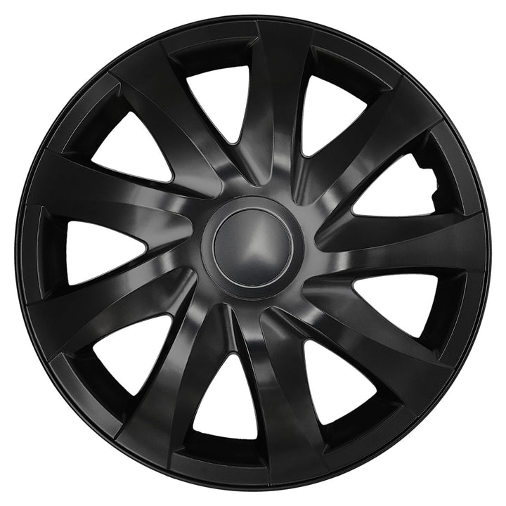Universelle Radkappen 15'' NRM DRACO schwarz matt, 4 Stück