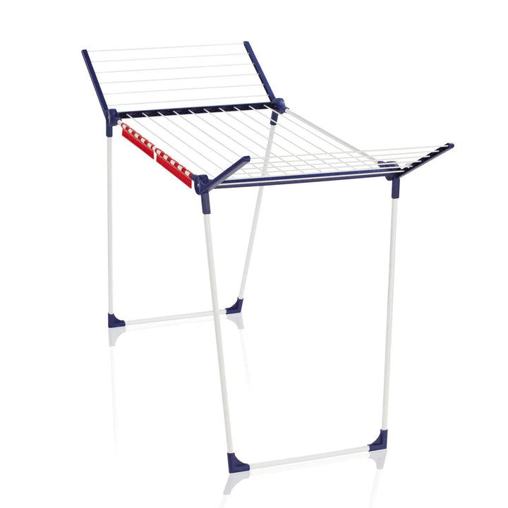 Wäscheständer Pegasus 180 Solid von Leifheit, Leinenlänge 18 m, stabile parallele Standbeine, witterungsbeständig, 2 Wäschehalter, 81514