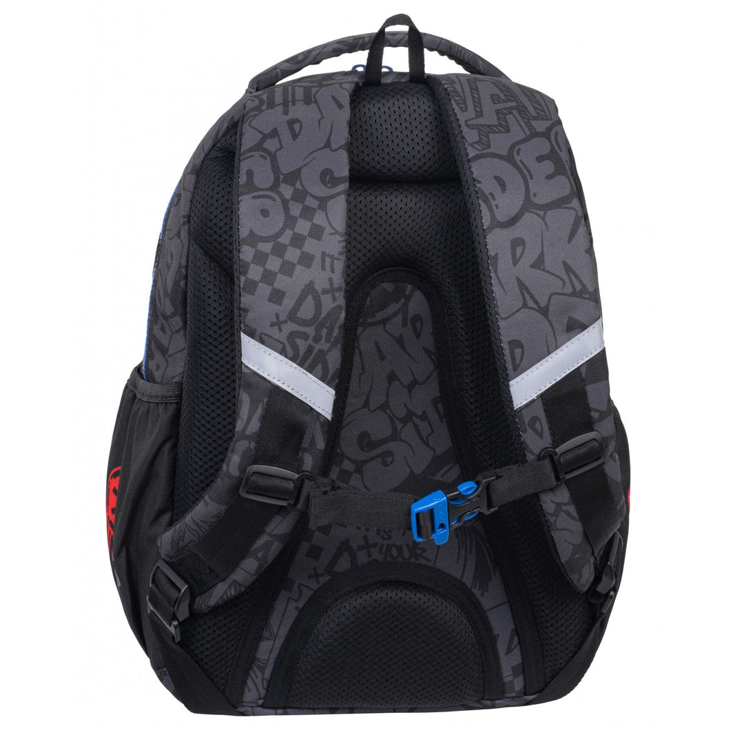 Star Wars Coolpack-Schulset, 3-Kammer-Rucksack „Jerry“ (15") mit konturiertem Rücken und verstellbaren Schultergurten sowie Federmäppchen „Jumper 3“ mit Zubehör
