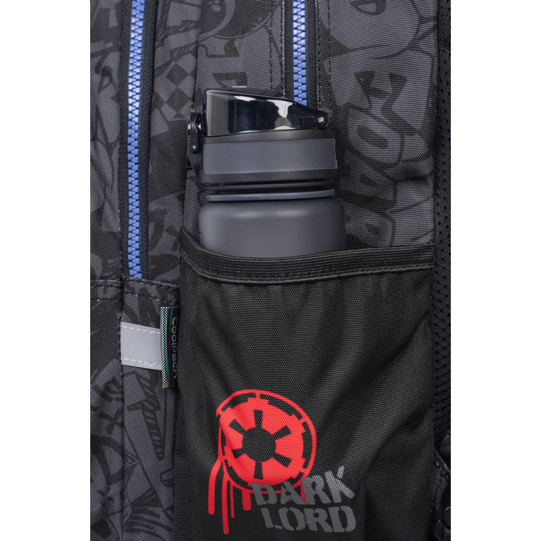 Star Wars Coolpack-Schulset, 3-Kammer-Rucksack „Jerry“ (15") mit konturiertem Rücken und verstellbaren Schultergurten sowie Federmäppchen „Jumper 3“ mit Zubehör