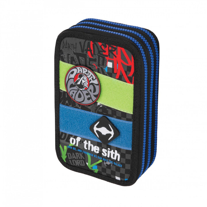 Star Wars Coolpack-Schulset, 3-Kammer-Rucksack „Jerry“ (15") mit konturiertem Rücken und verstellbaren Schultergurten sowie Federmäppchen „Jumper 3“ mit Zubehör
