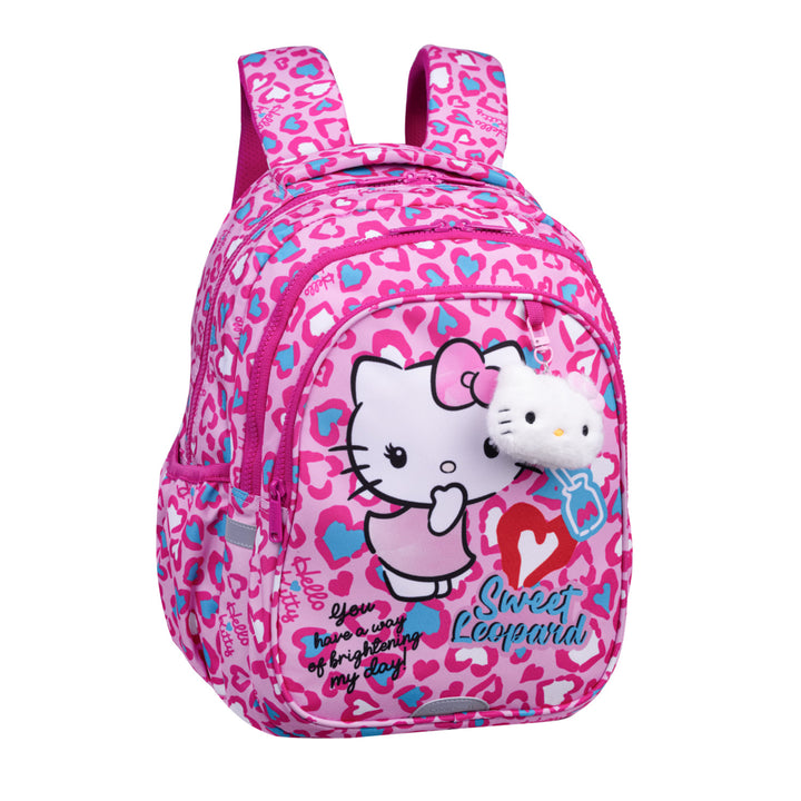 Hello Kitty Coolpack-Schulset, 3-Fächer-Rucksack „Jerry“ (15"), Federmäppchen „Jumper 3“ mit Zubehör sowie eine Sporttasche für Schuhe